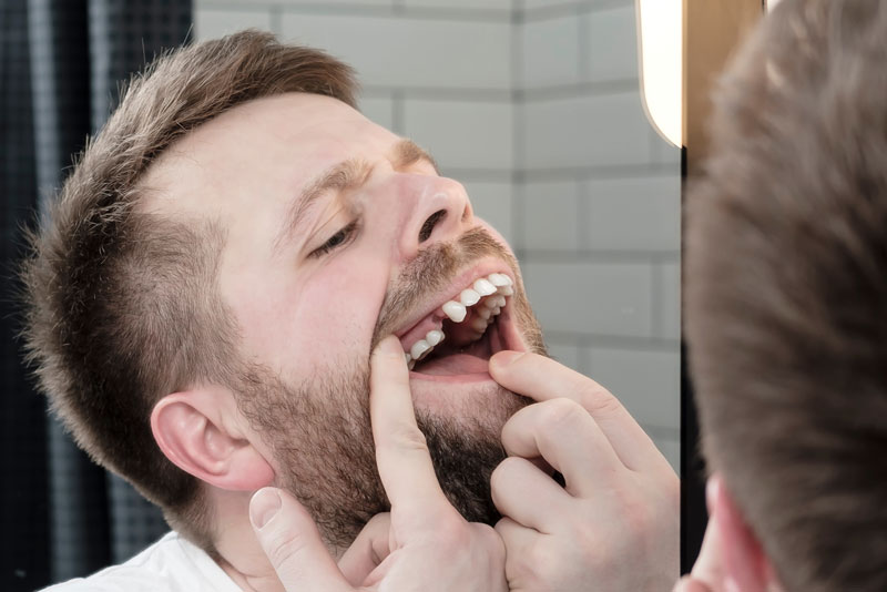 Dental Patient Missing First Premolar
